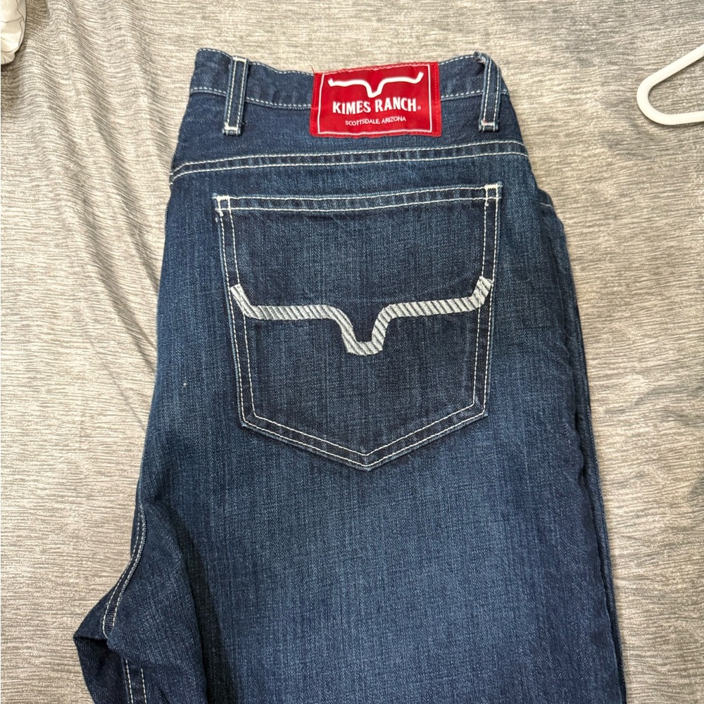 Kimes Ranch Blue Bootcut Jeans Thomas 36x34